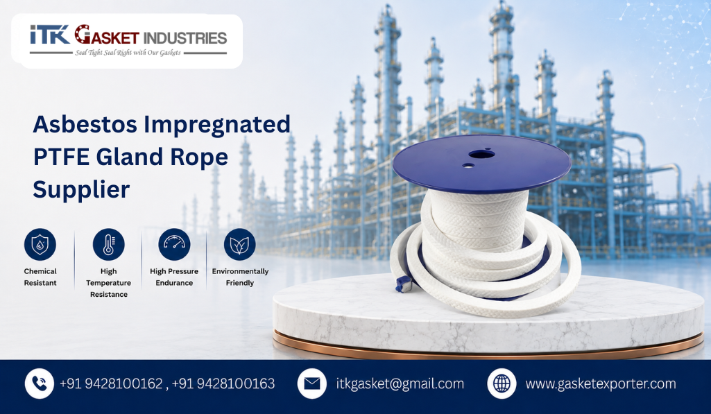 Asbestos Impregnated PTFE Gland Rope Supplier