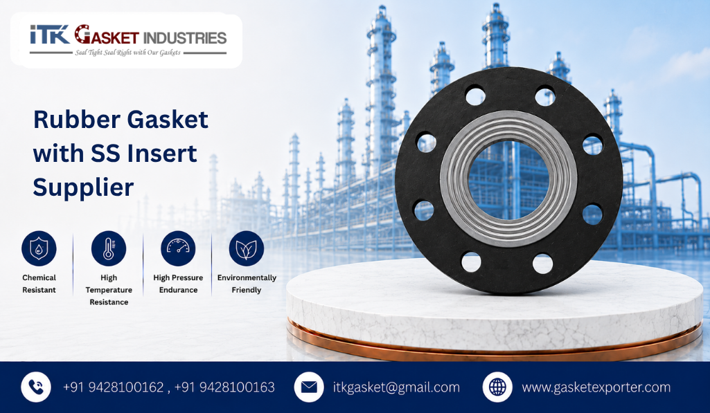 Rubber Gasket with SS Insert Supplier