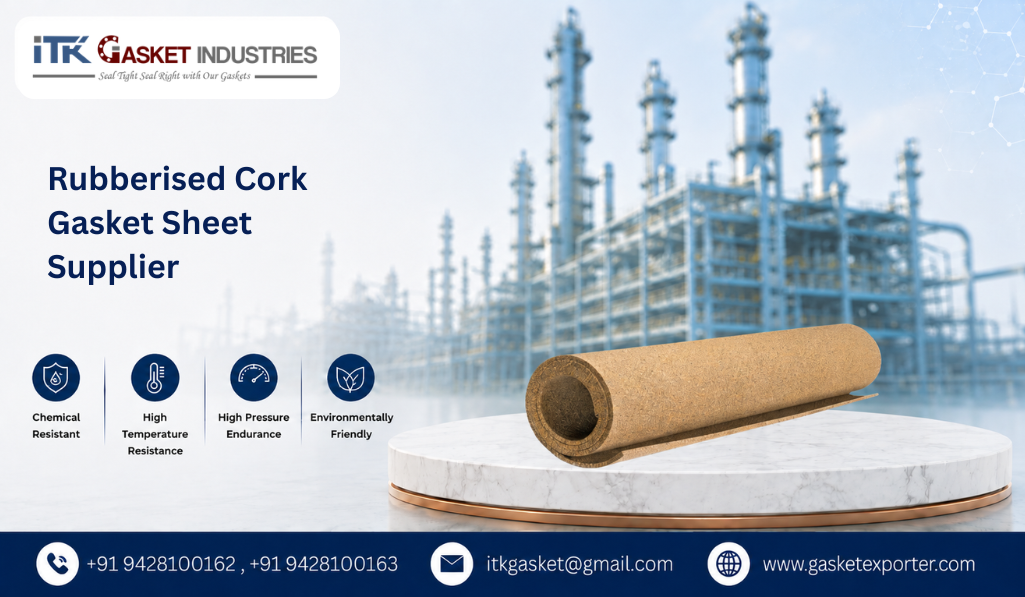 Rubberised Cork Gasket Sheet Supplier
